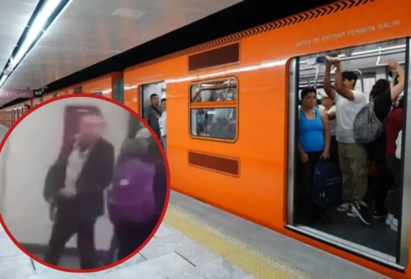 El hombre fue detenido por elementos de la SSC-CDMX.