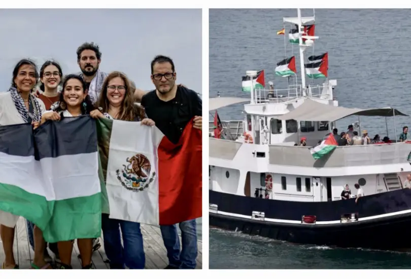 Mexicanas en flotilla a Gaza piden ayuda a Sheinbaum: "Fuimos interceptados ilegalmente"