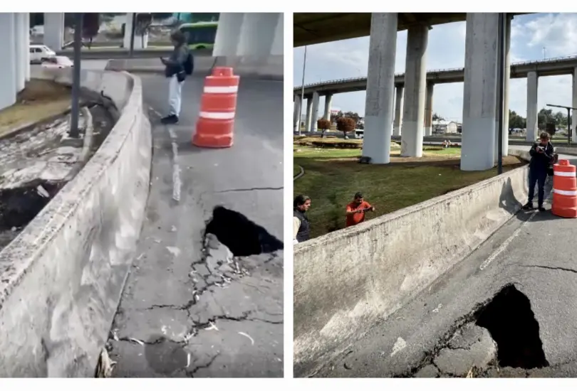 Socavón en Puente de la Concordia reaviva debate tras explosión de pipa en Iztapalapa