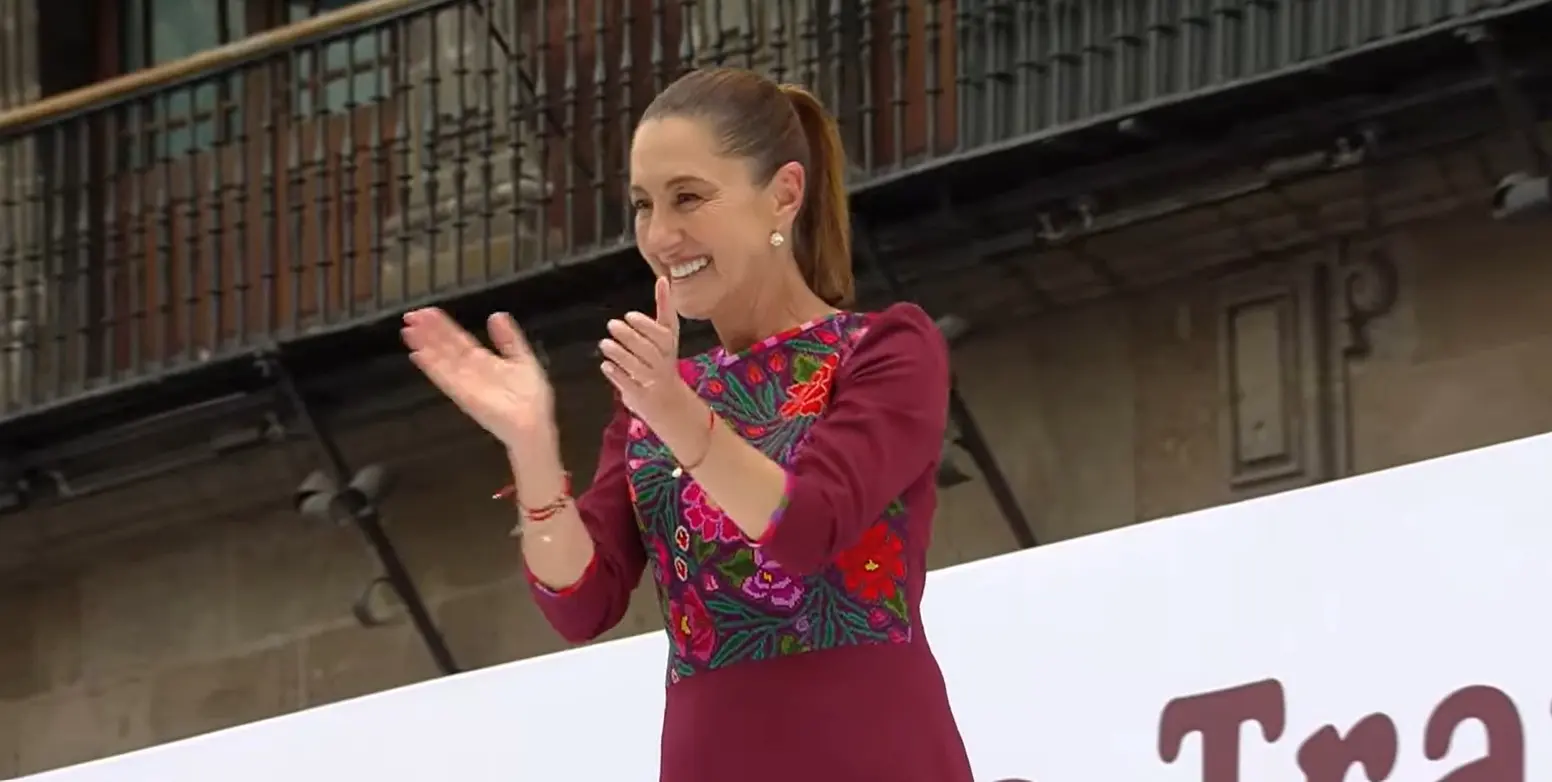 Hubo más de 400 mil asistentes en el Zócalo. Captura de pantalla.