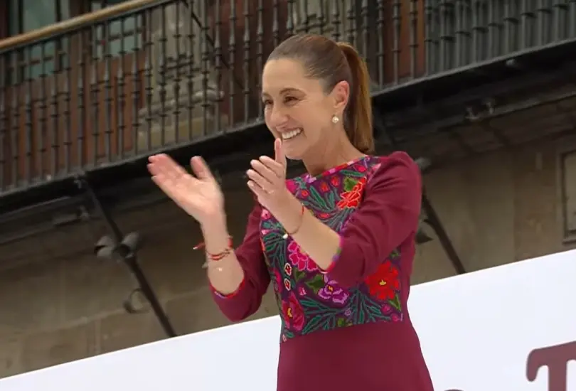 Así fue el discurso de Sheinbaum en el Zócalo.