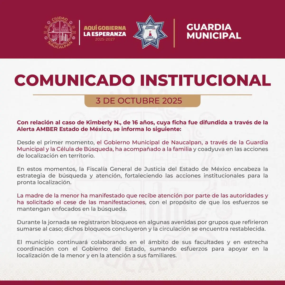 Guardia Municipal Ciudad Naucalpan