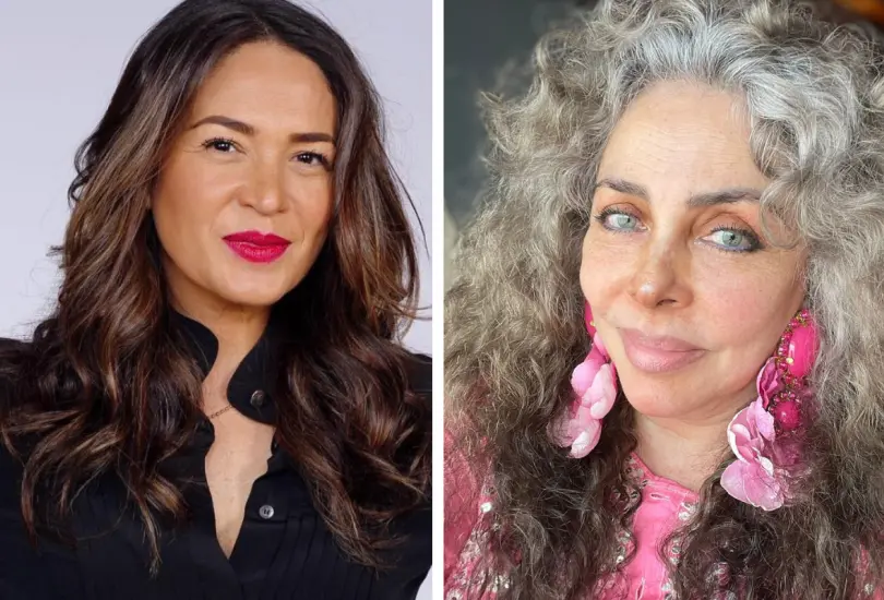 Yolanda Andrade y Ver&oacute;nica Castro