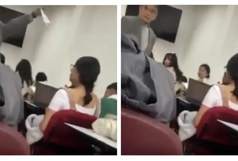 En plena clase maestro de Derecho de la UNACH insulta a alumno: "¡Estúpido!"