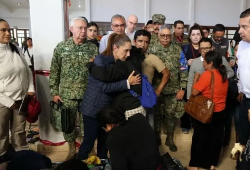 Claudia Sheinbaum anuncia su visita a tres estados afectados por las lluvias.