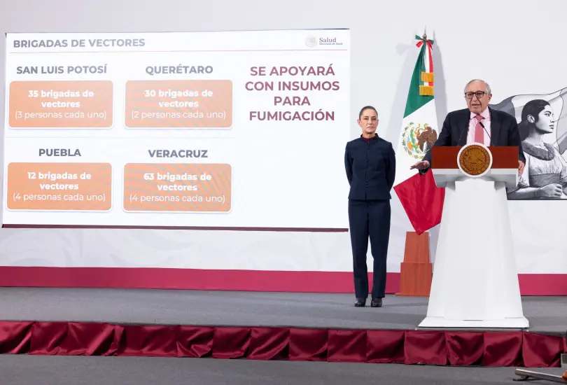 Sheinbaum desata polémica por instrucción al secretario de salud: "No digas municipios afectados"