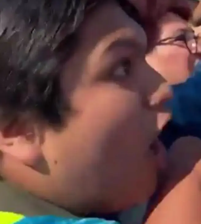 Después del incidente, las imágenes y videos del momento circularon ampliamente en redes sociales. Captura de pantalla.