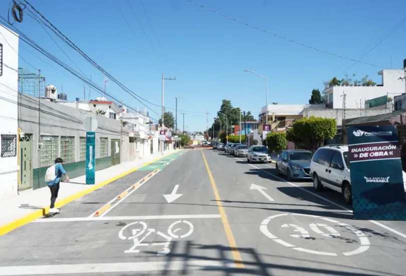 La modernización de la calle 8 Sur en Puebla. La modernización de la calle 8 Sur en Puebla.