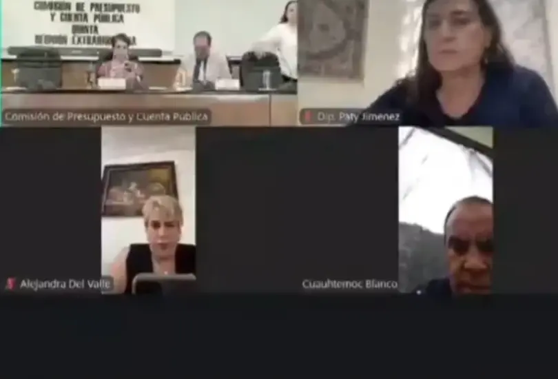 El diputado y exfutbolista se limitó a decir: ""Cuauhtémoc Blanco, si me pueden poner asistencia, por favor, muchas gracias" y luego se desconectó. El diputado y exfutbolista se limitó a decir: ""Cuauhtémoc Blanco, si me pueden poner asistencia, por favor, muchas gracias" y luego se desconectó.