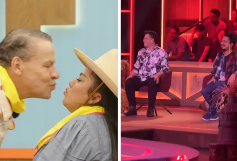 Alfredo Adame besa a La Bea Alfredo Adame besa a La Bea