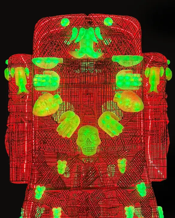 El festival incluirá obras como Constelación trenzada, Lepidopter, Floralia, Punta Luna y Tradición que ilumina. Facebook.