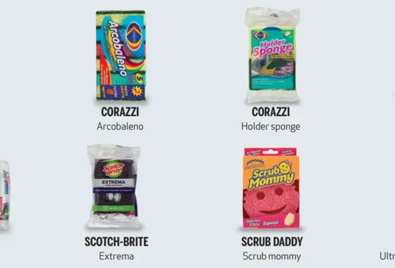 Las mejores fibras para lavar trastes seg&uacute;n Profeco.