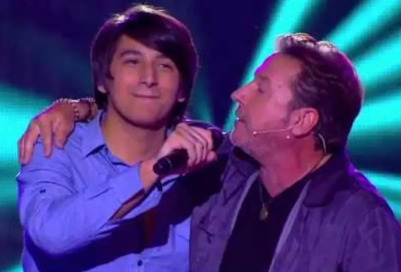 Joan Alarcón y Ricardo Montaner