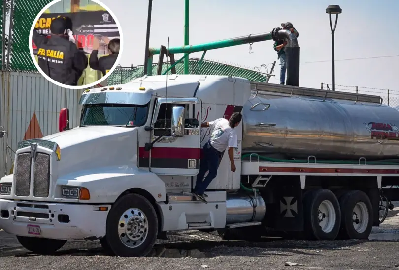 Huachicoleo de agua en Edomex. Huachicoleo de agua en Edomex.