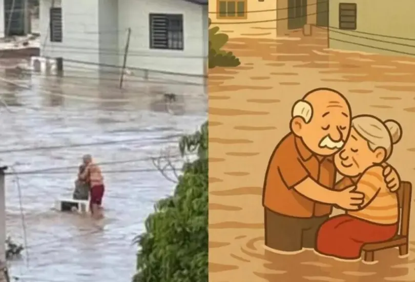 Doña Elodia y su esposo se convirtieron en un símbolo de amor y fortaleza tras sobrevivir a las inundaciones en Poza Rica. Doña Elodia y su esposo se convirtieron en un símbolo de amor y fortaleza tras sobrevivir a las inundaciones en Poza Rica.