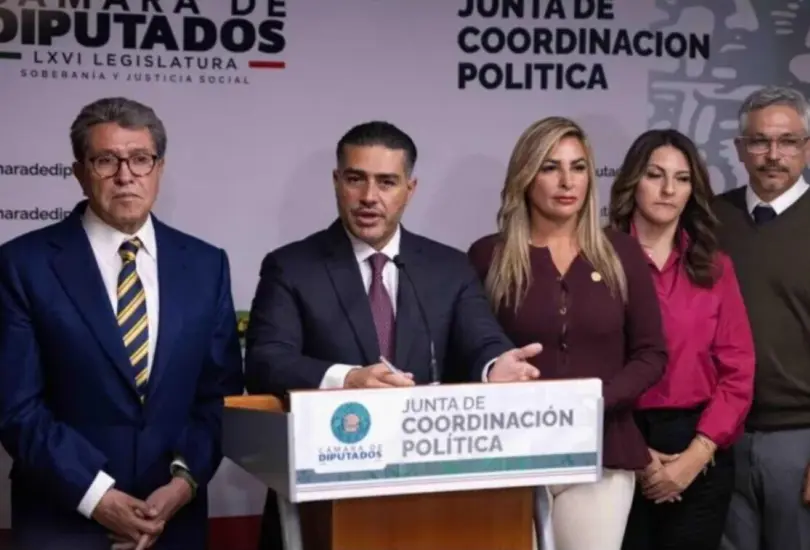 Garc&iacute;a Harfuch anuncia refuerzo de seguridad en Sinaloa y Michoac&aacute;n contra el crimen organizado.