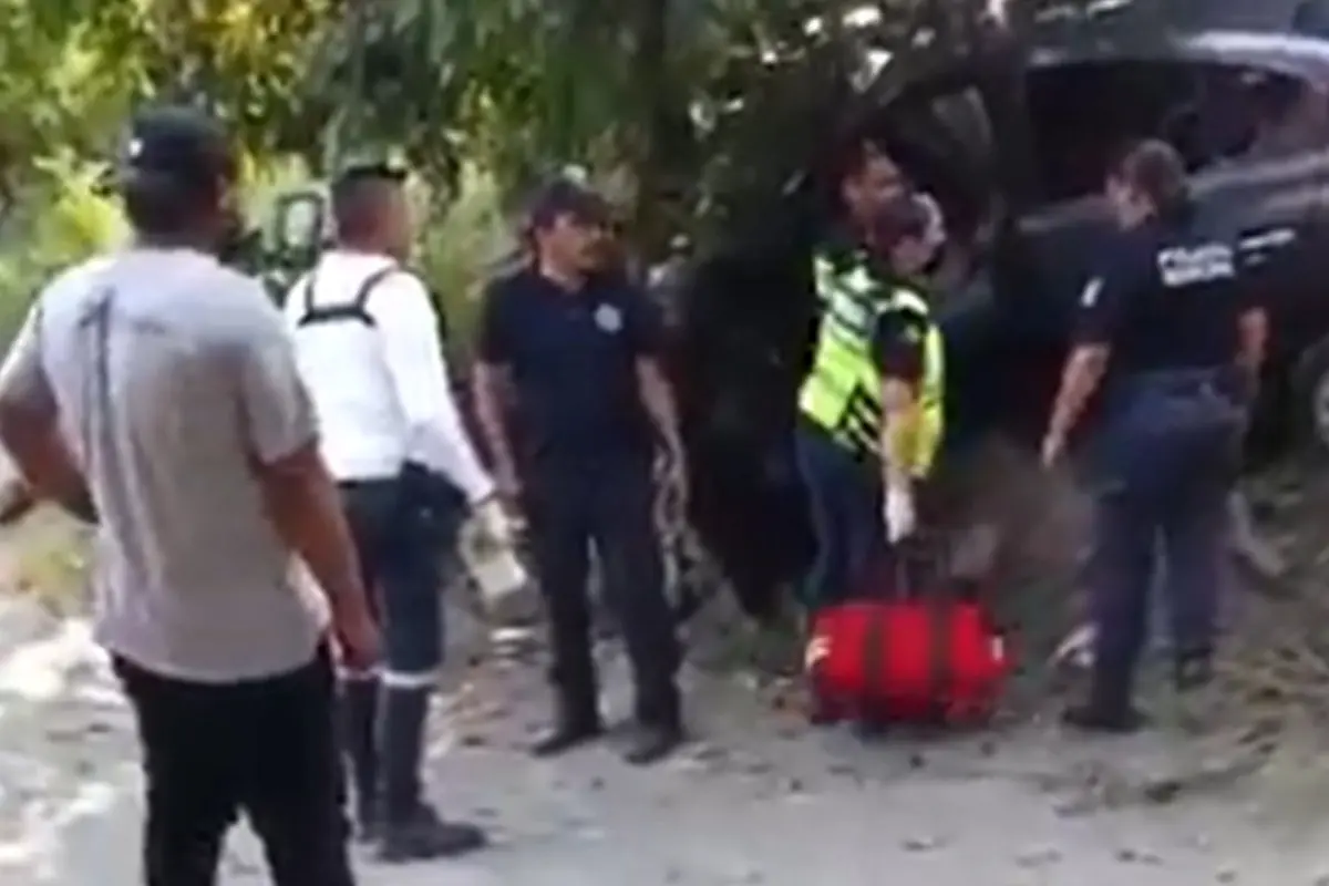  Mujer y su bebé sobreviven tras ser embestidos por un tren 